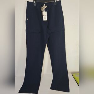 FIGS Technical Collection Scrub cargo pants size S men Classic double duty blue